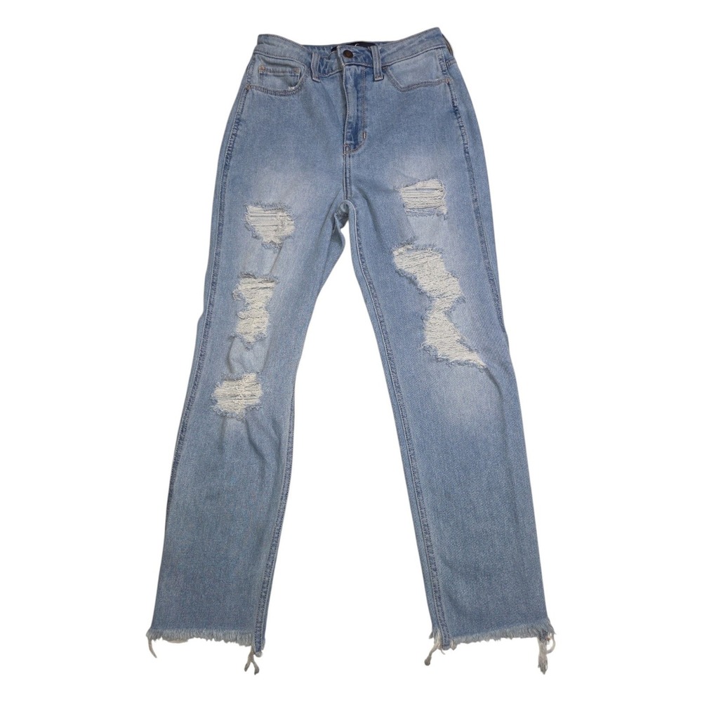Hollister Jeans Women 3R Ultra High-Rise Mom Jean Distressed